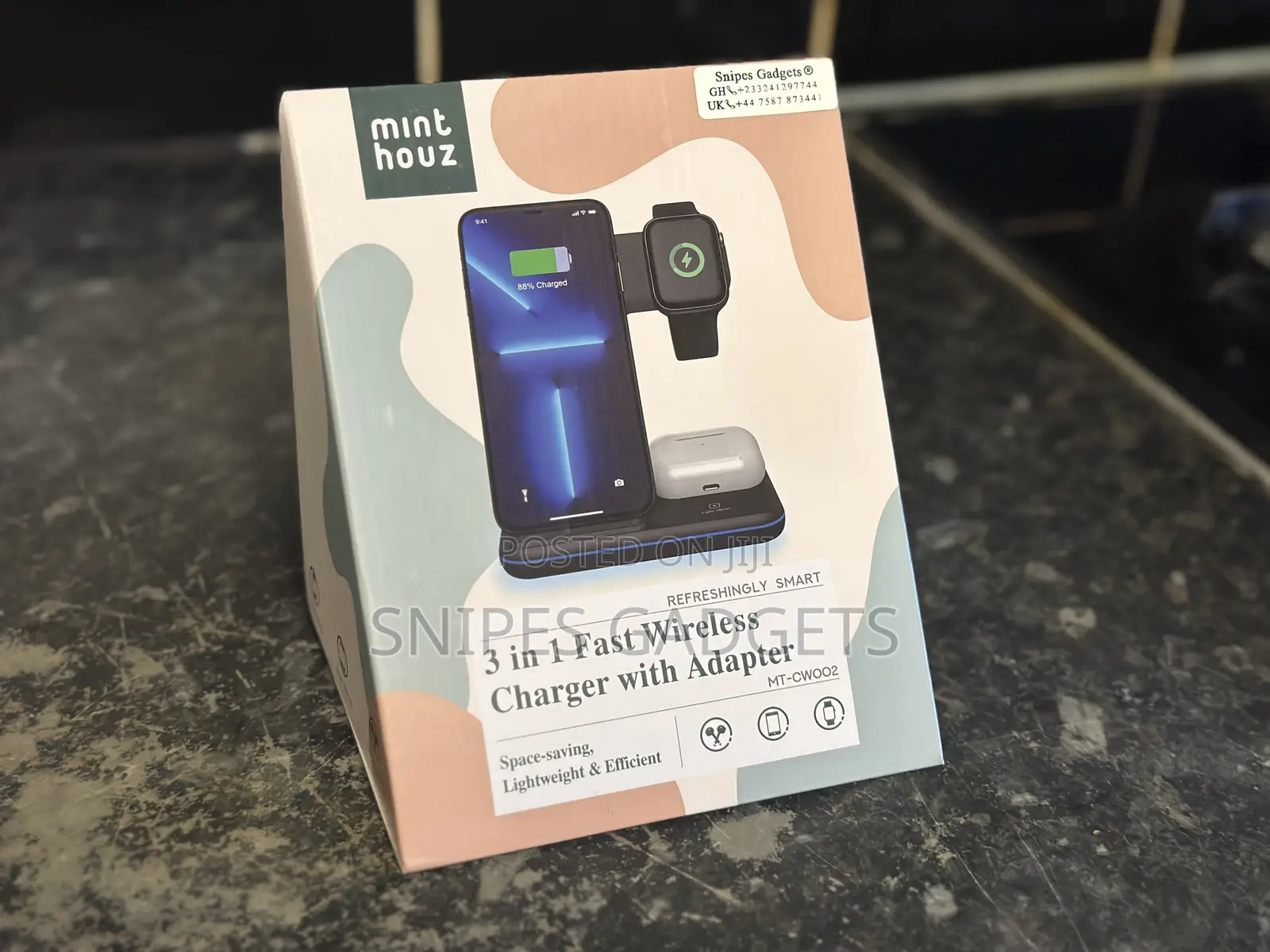 Mint Houz 3 in 1 Wireless Charger