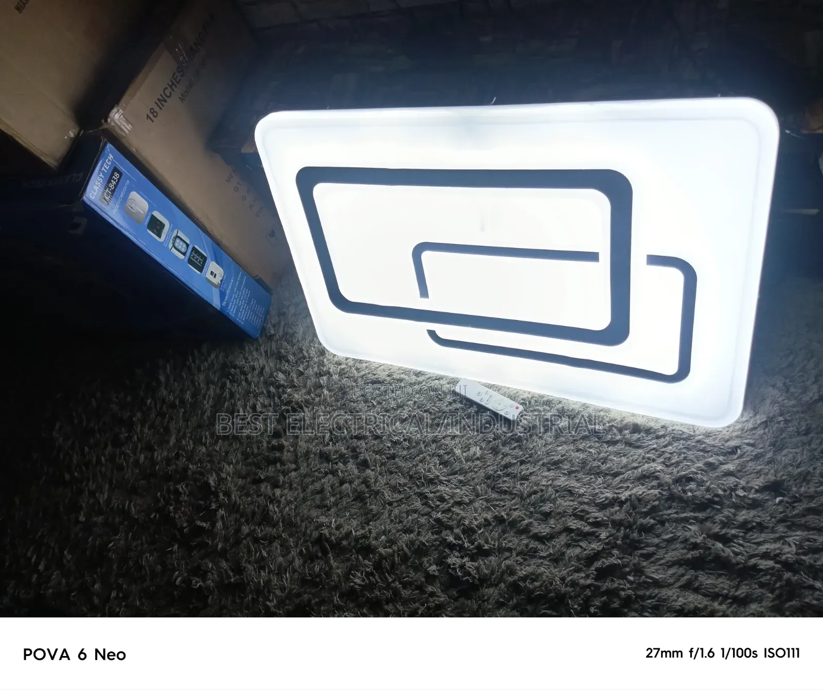 Biggest Ceiling Light With Remote Control Warm and White