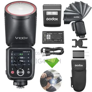 Godox V100 C High Power TTL Li-Ion Round Head Flash - Canon