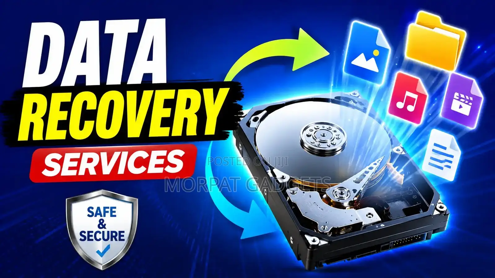 Data Recovery Service | Harddrives & SSD