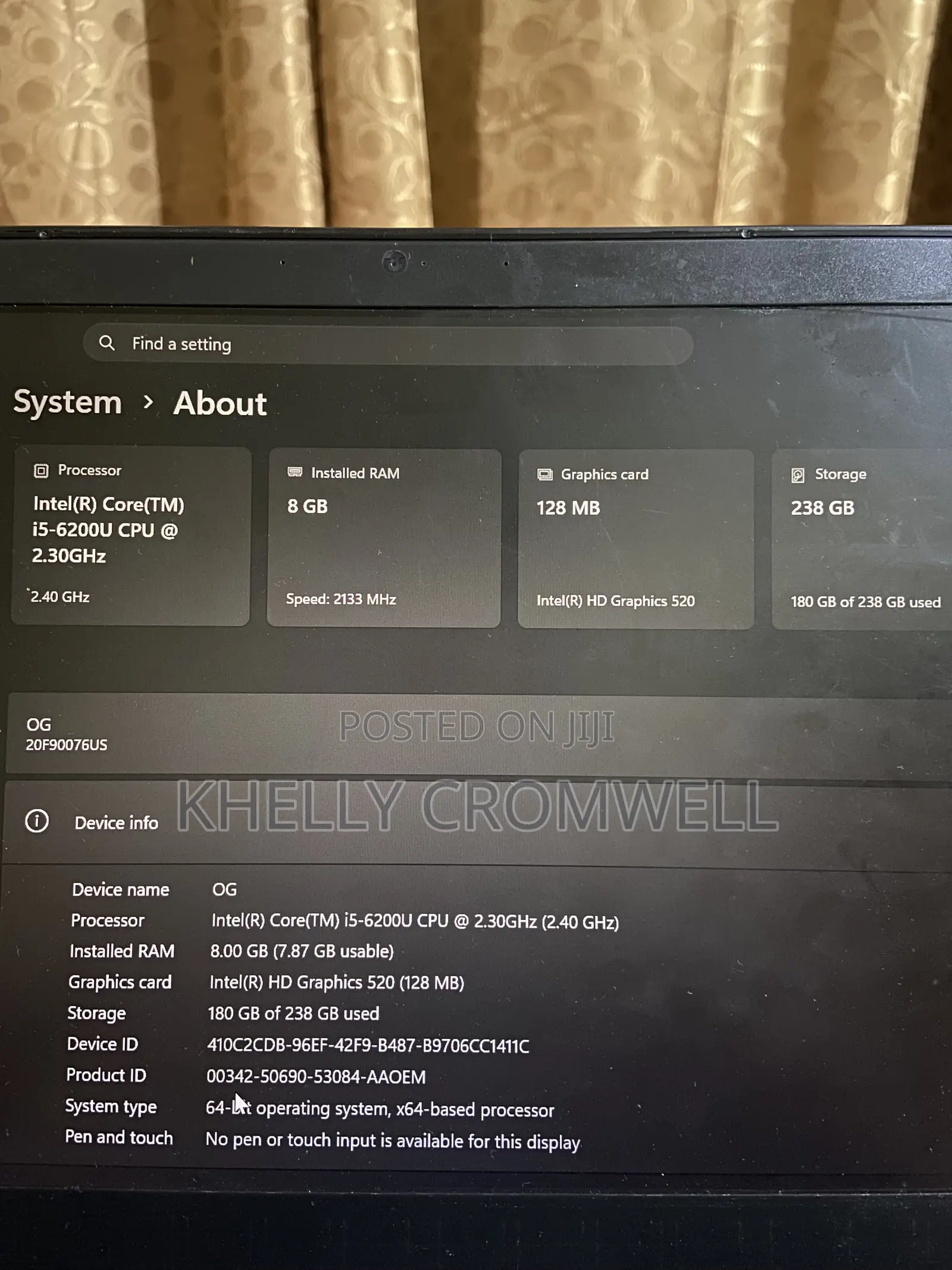 Laptop Lenovo ThinkPad T460s 8GB Intel Core i5 SSD 256GB