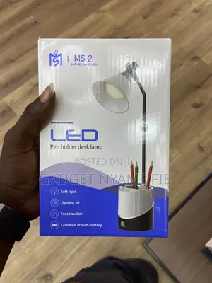 Rechargeable Desktop Lamp With Pen Holder