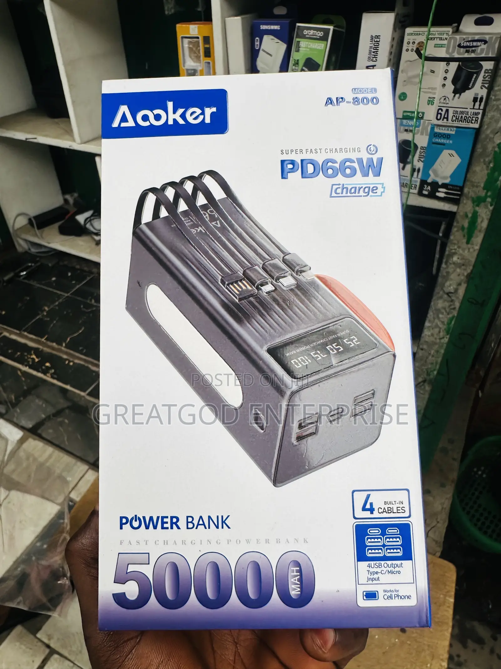 Aooker AP-800 50000mAh Power Bank