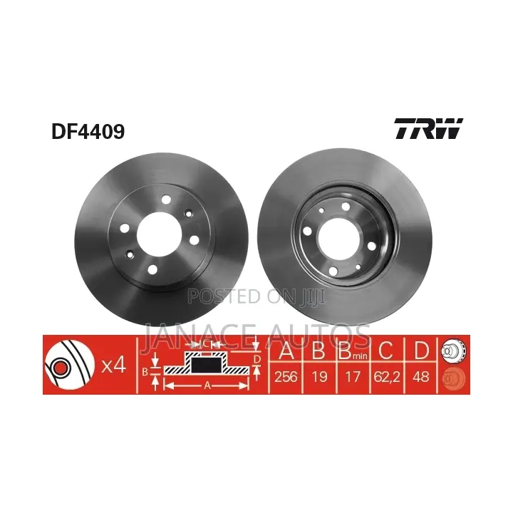 hYUNDAI GETZ MINDEX MDC1723 Front Brake Disc
