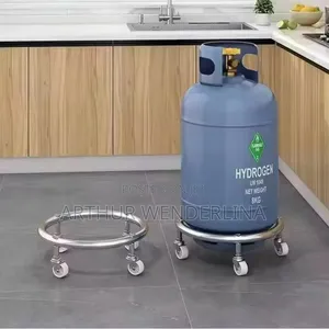 Cylinder Stand With Wheel Under