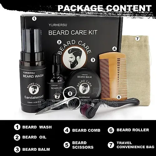 7-Pieces Beard Care Kit