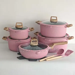 Donnor 15pcs Granite Cookware Set