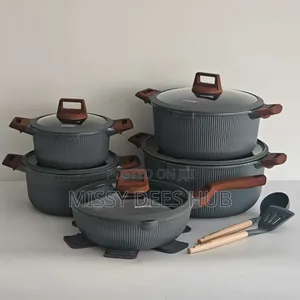 Donnor 15pcs Granite Cookware Set