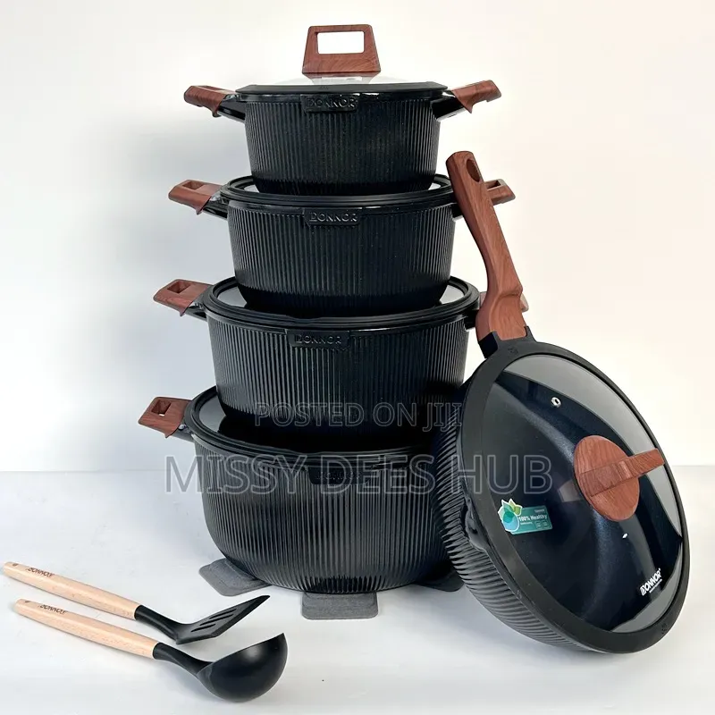 Donnor 15pcs Granite Cookware Set