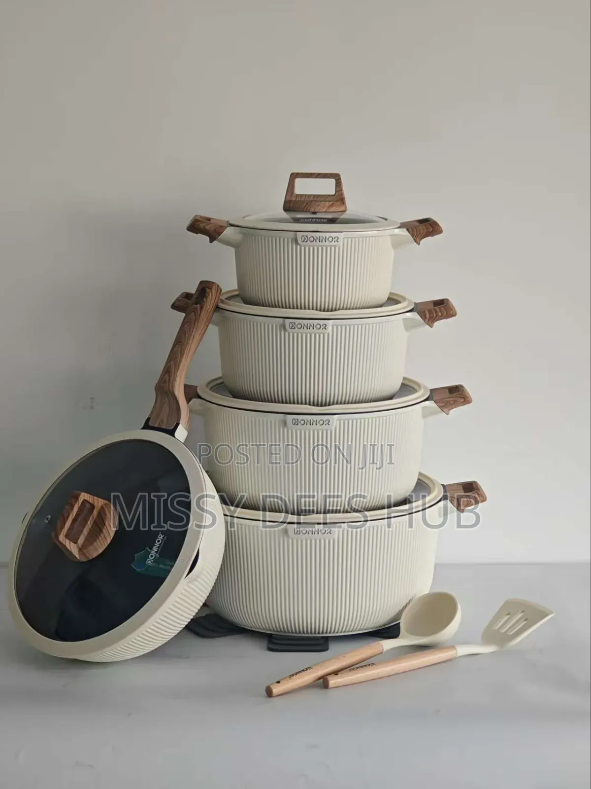 Donnor 15pcs Granite Cookware Set