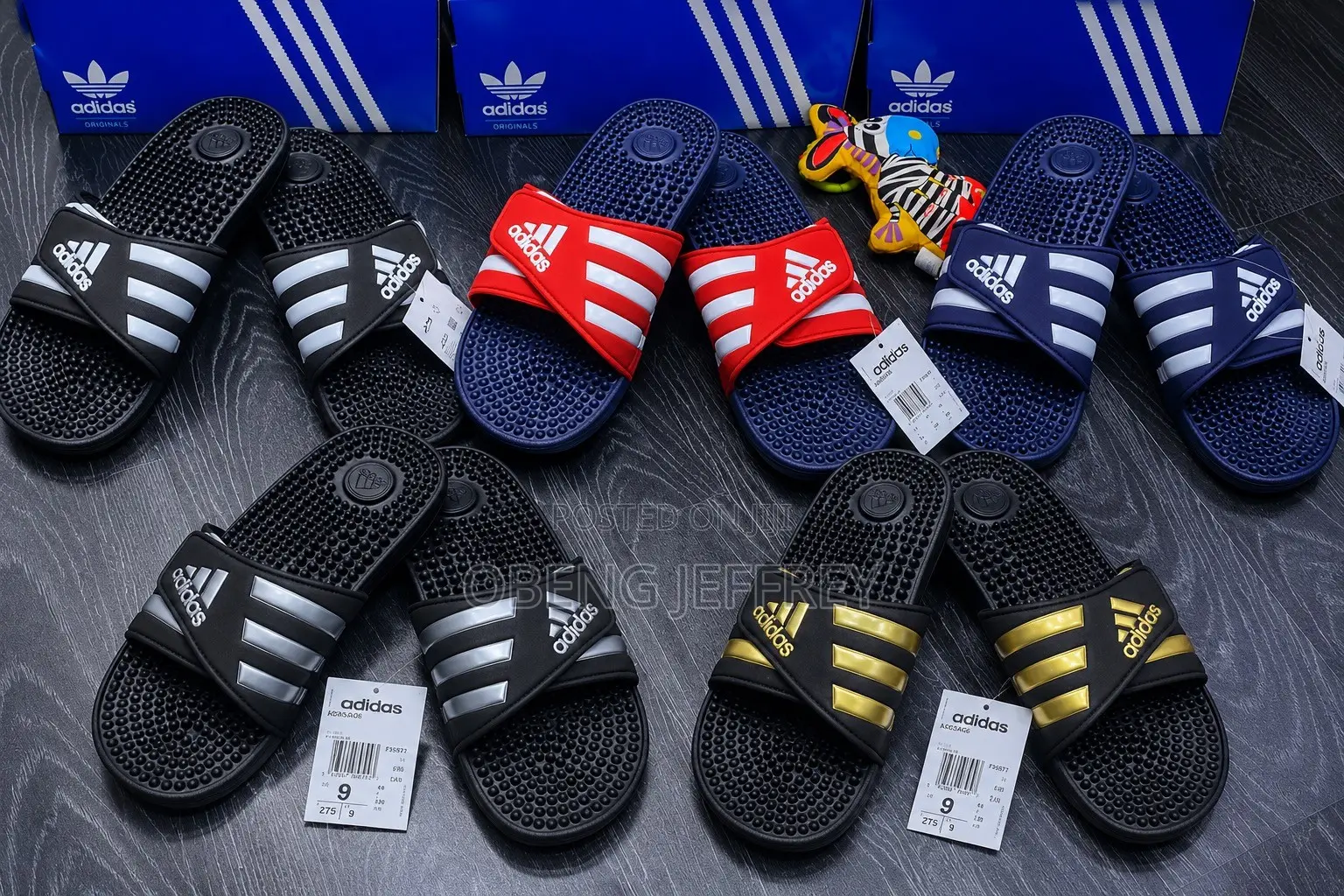Original Adidas Adissage Slides in Colours
