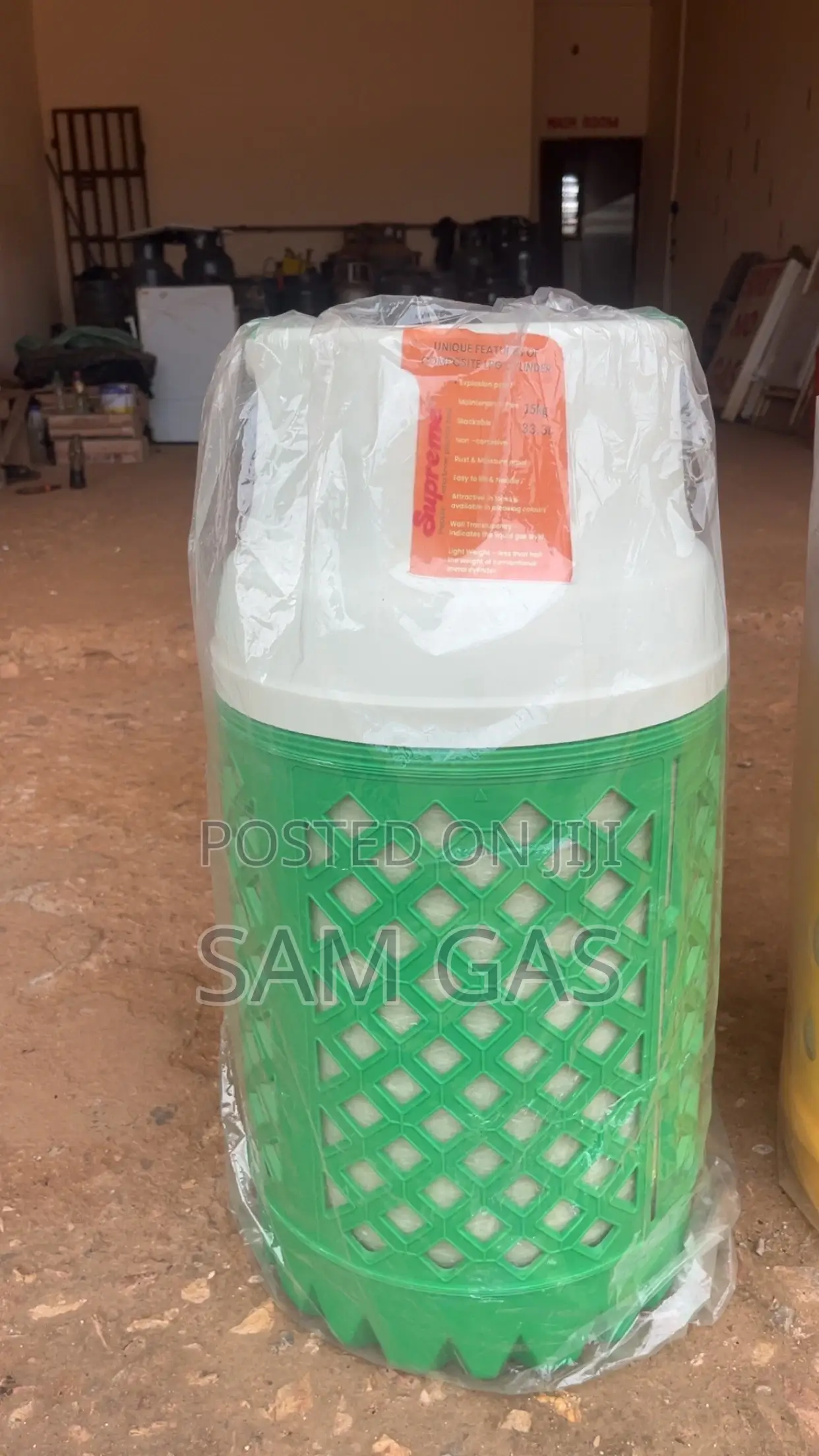 15kg Fibre/Fiber Glass Cylinders