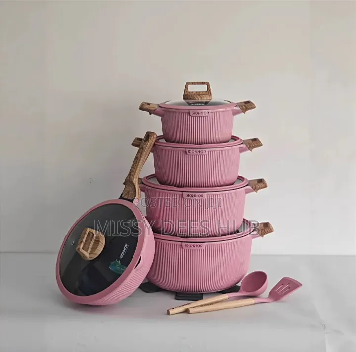 Donnor 15pcs Granite Cookware Set