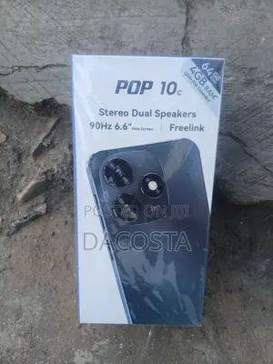 New Tecno Pop 10C 64 GB Black