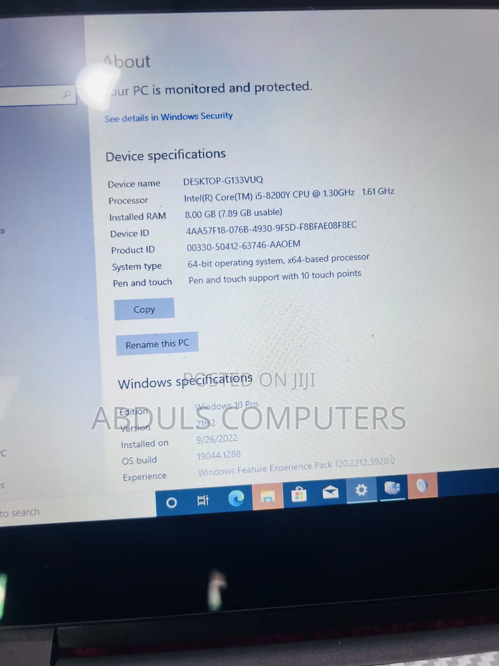 Laptop HP ProBook 11 X360 8GB Intel Core i5 SSD 128GB