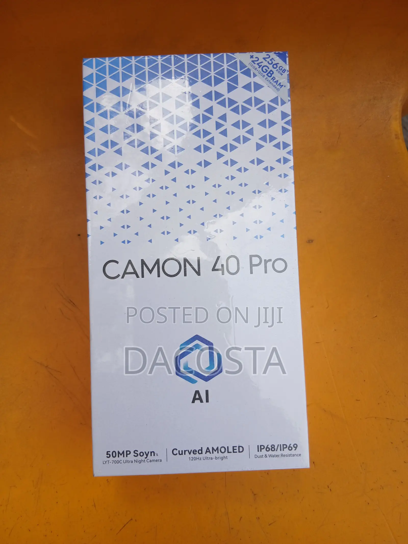 New Tecno Camon 40 Pro 5G 256 GB Black