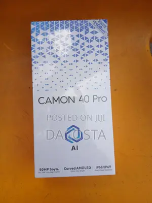 New Tecno Camon 40 Pro 5G 256 GB Black