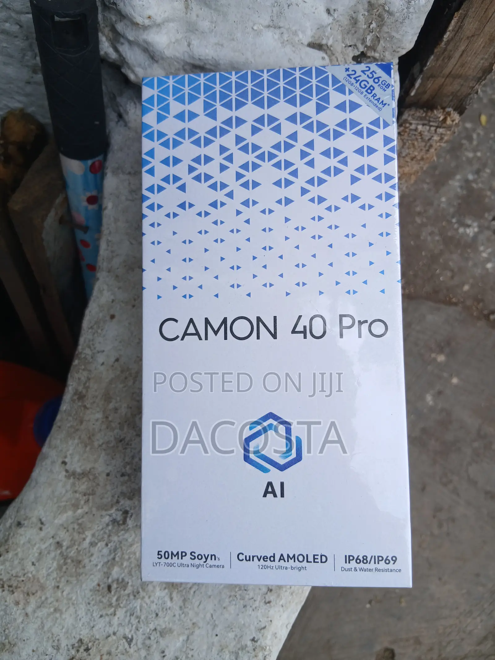 New Tecno Camon 40 Pro 5G 256 GB Black