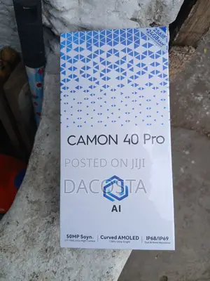 New Tecno Camon 40 Pro 5G 256 GB Black