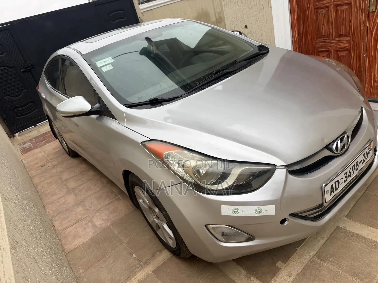 Hyundai Elantra GLS Sedan FWD (1.8L 4cyl 6M) 2013 Silver