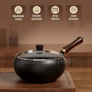 26cm Potbelly Pot With Glass Lid