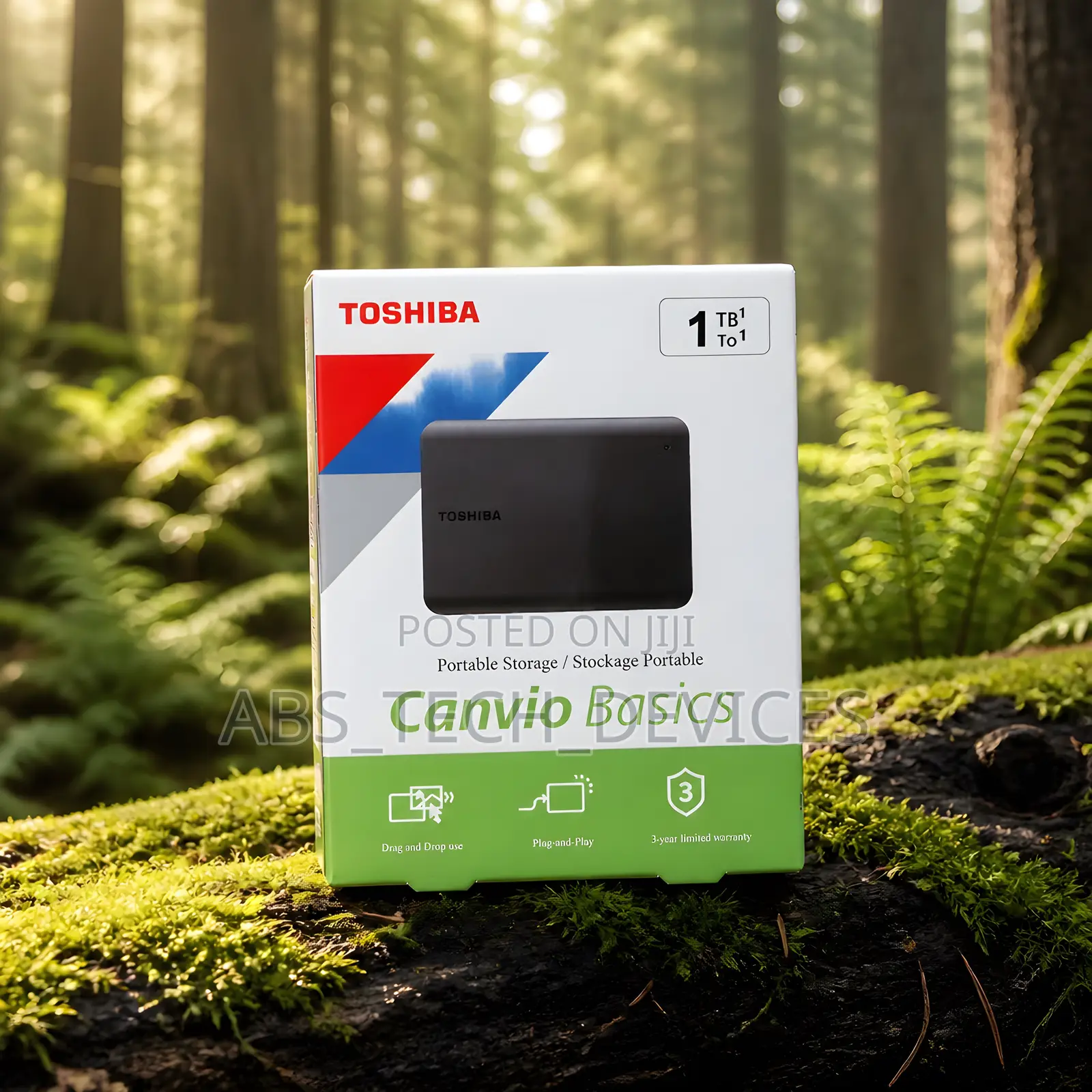 Toshiba Canvio Basics Slim 1TB External HDD