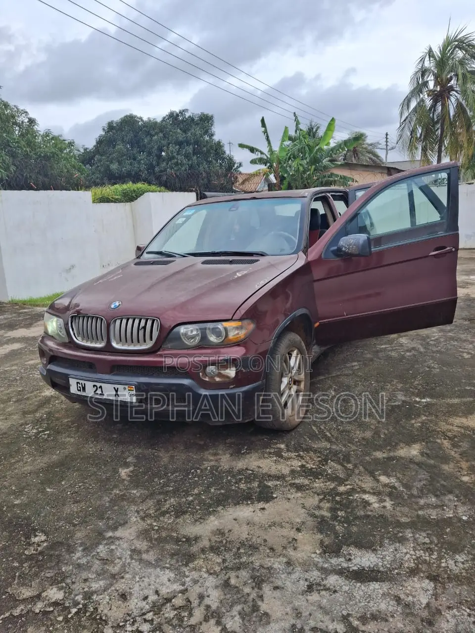 BMW X5 2005 Burgundy