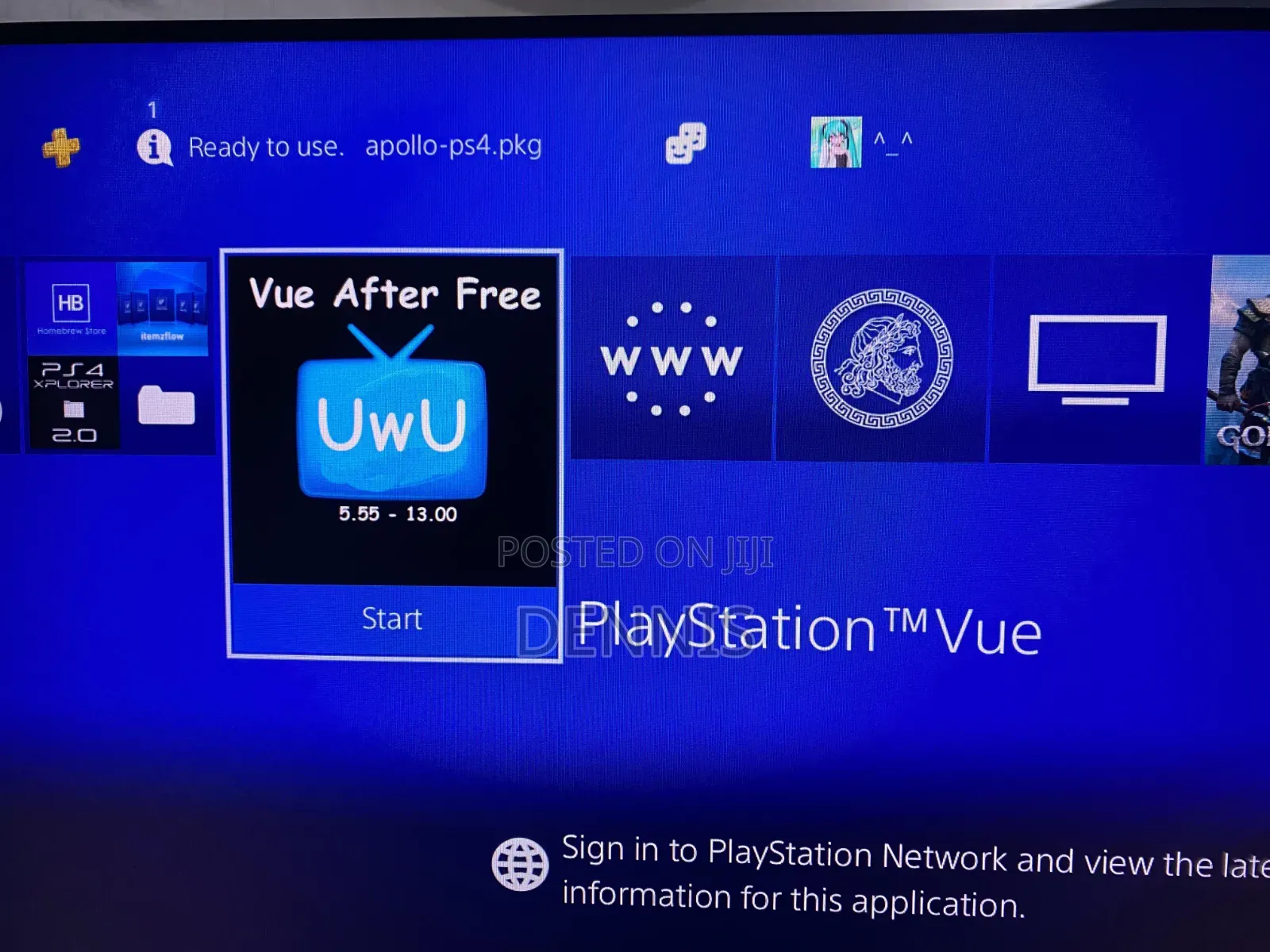 Home Service PS4 Console Jailbreak 13.00 Below and Games