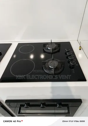 Luxell 60cm 2gas + 2electric Cooker Hob