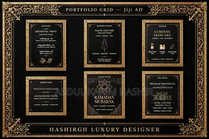 Luxury Flyer & Logo Design - Digital Delivery via WhatsApp
