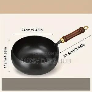 24cm Potbelly Pot With Wooden Cover