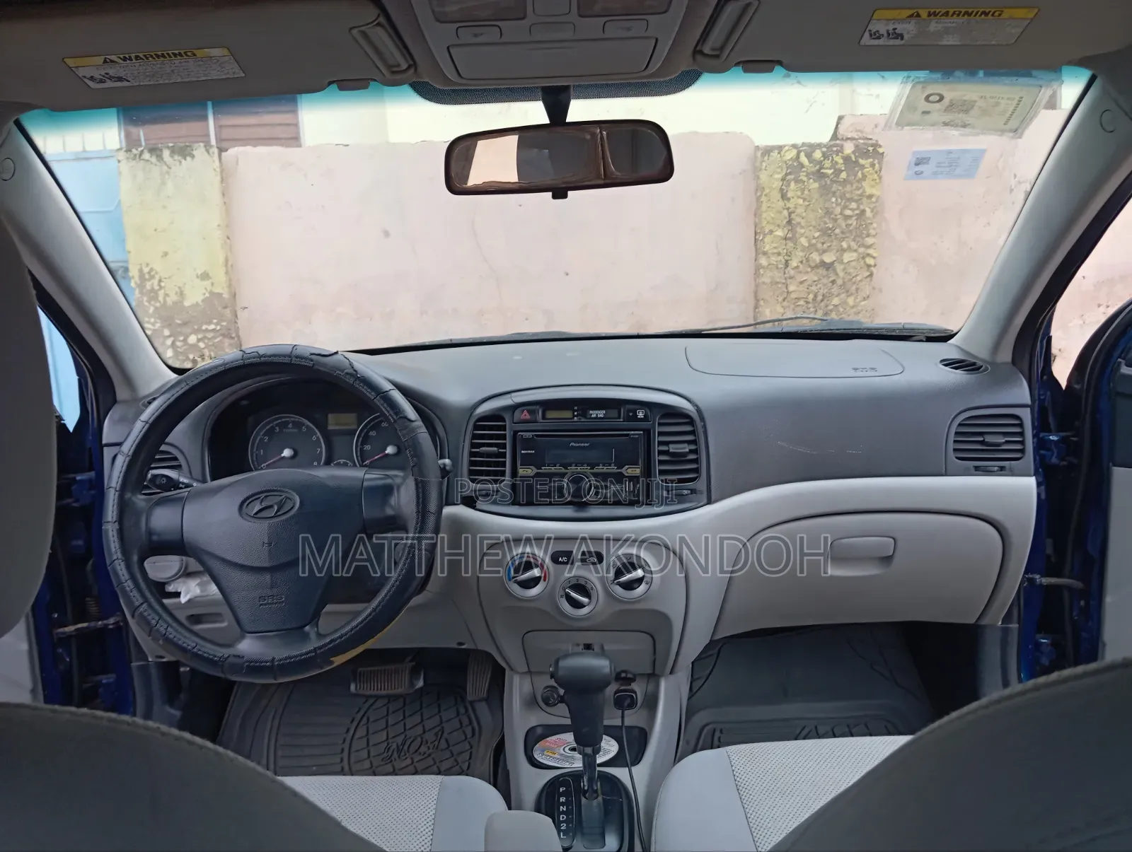 Hyundai Accent 2010 Blue