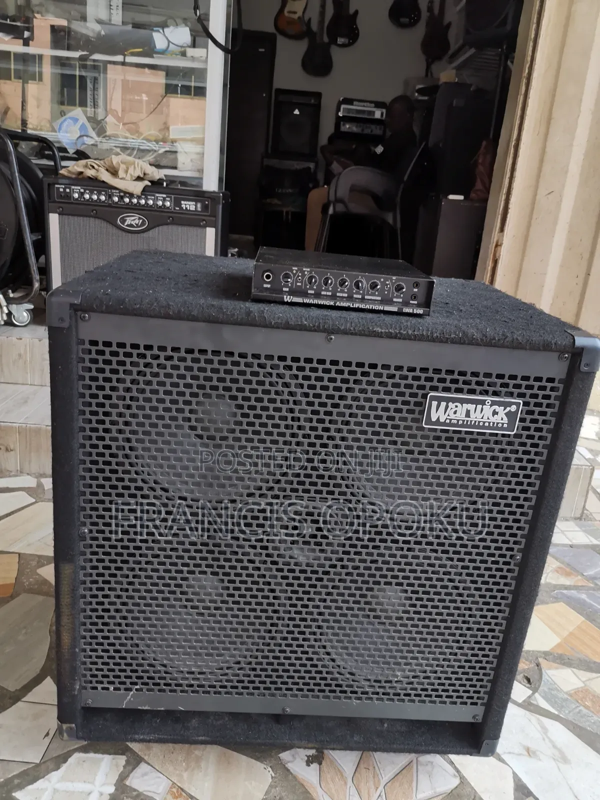 Warwick WCA 410 + LWA 500 Bass Stack - 4x10" Cab + 500W Head