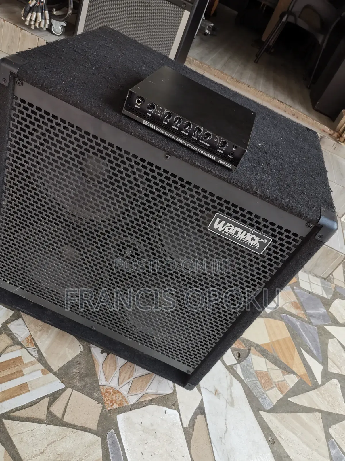 Warwick WCA 410 + LWA 500 Bass Stack - 4x10" Cab + 500W Head