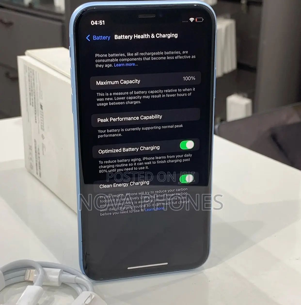 New Apple iPhone XR 128 GB Blue