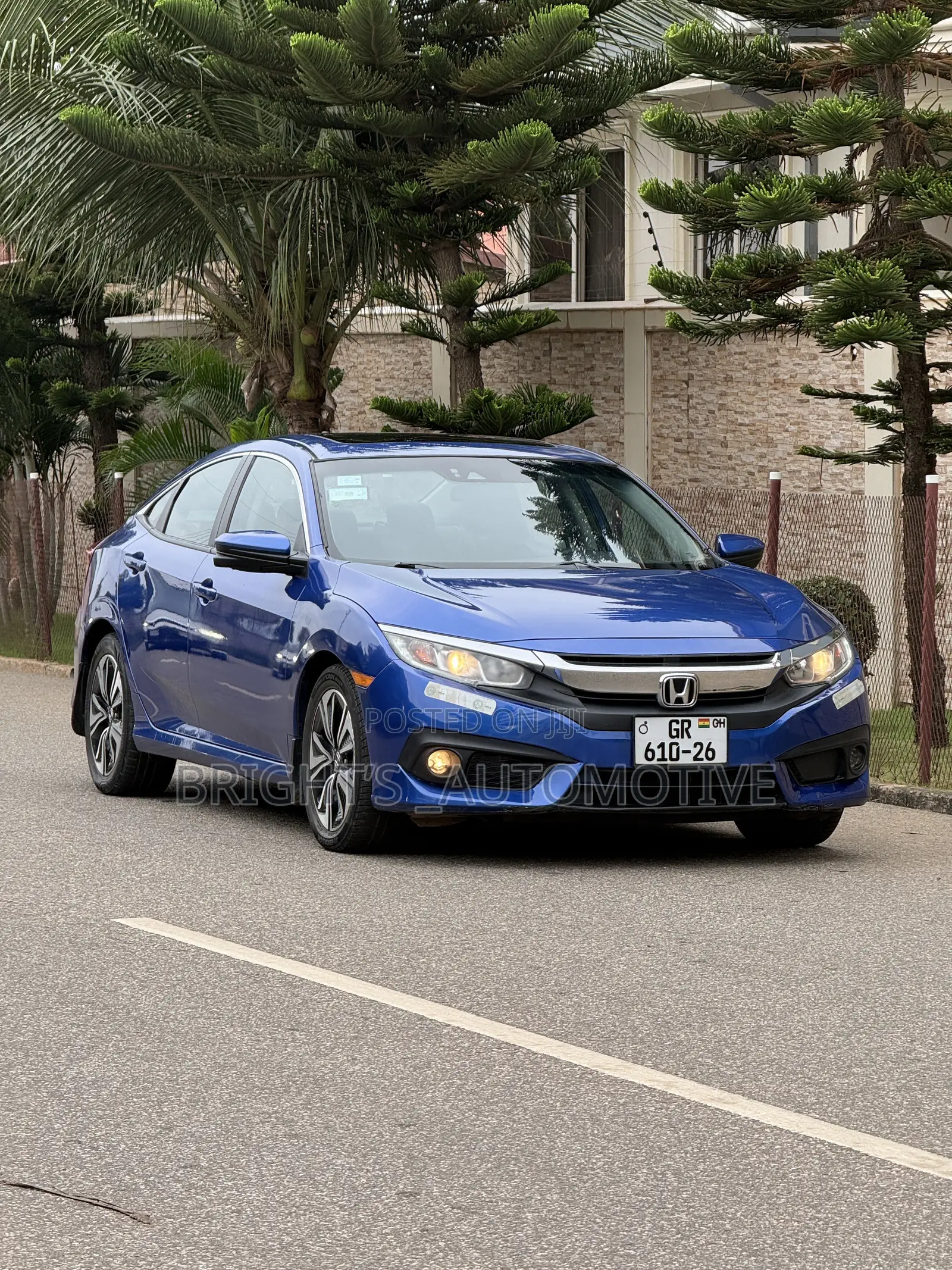 Honda Civic EX Sedan 2018 Blue