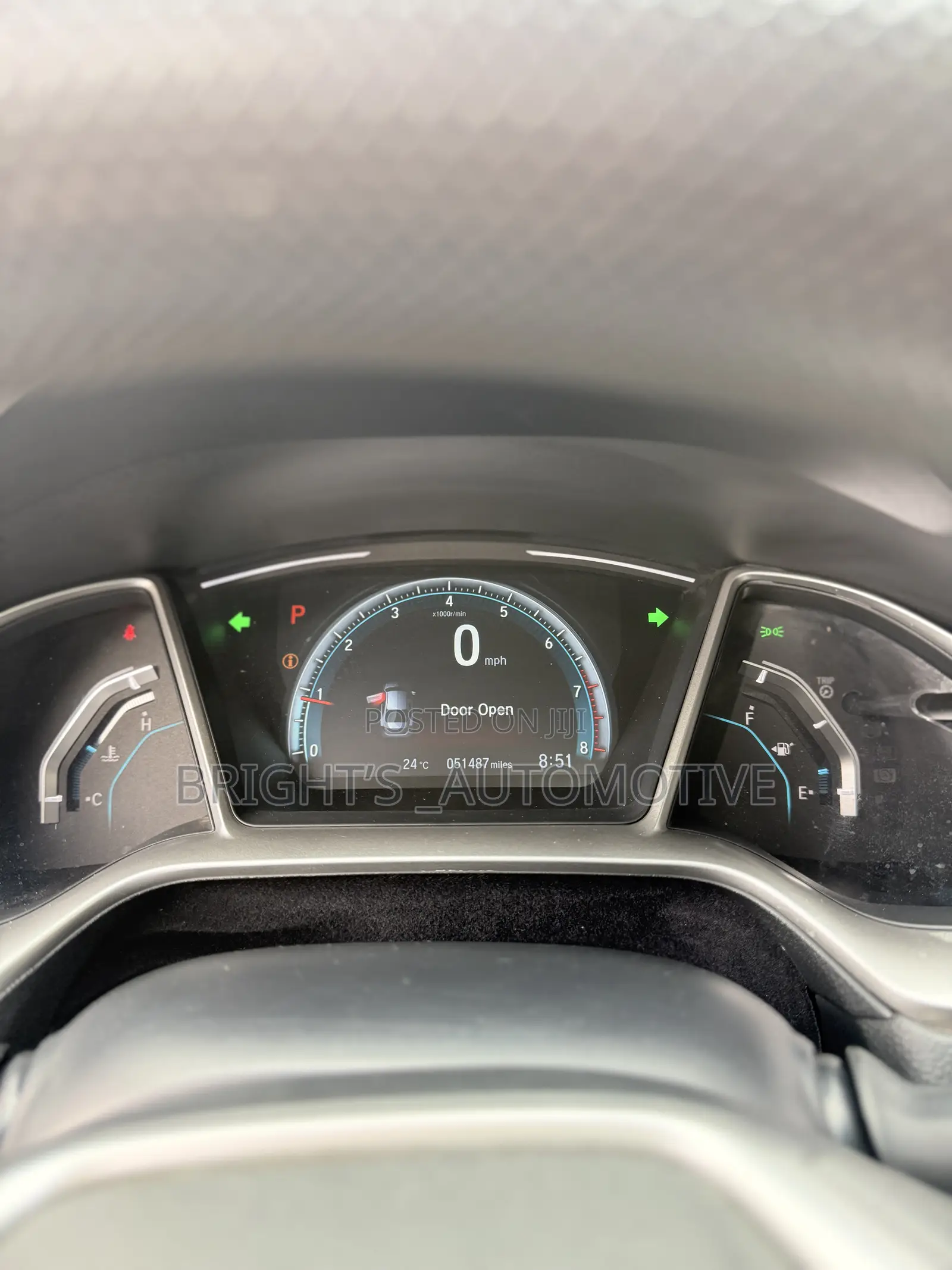 Honda Civic EX Sedan 2018 Blue