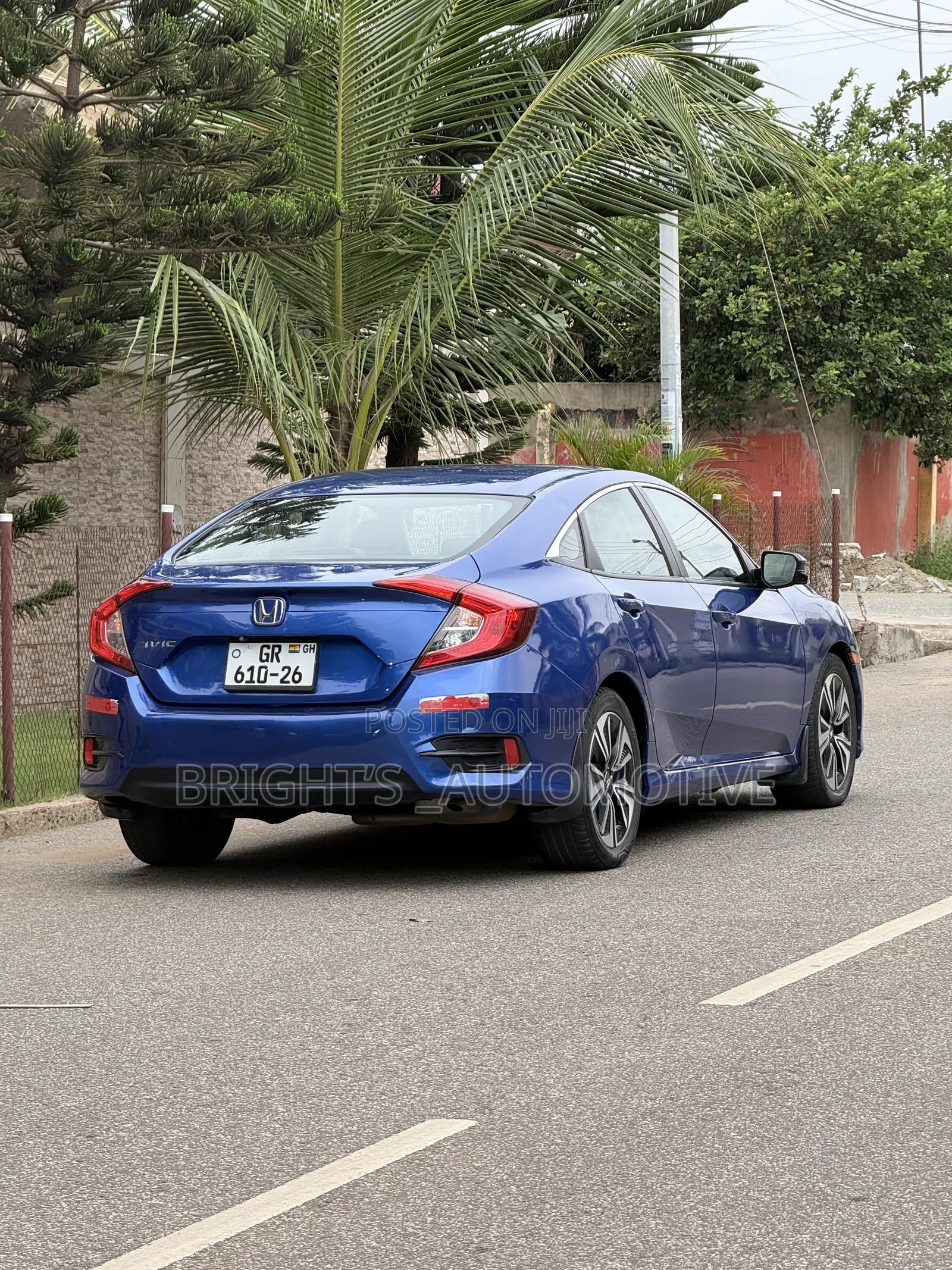 Honda Civic EX Sedan 2018 Blue