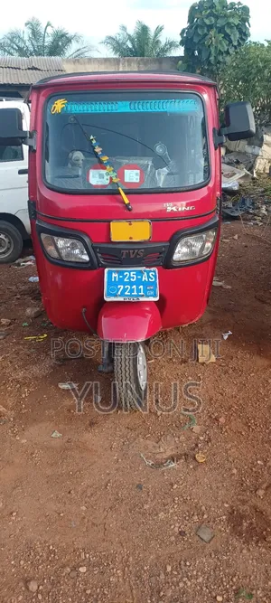 TVS King Deluxe Plus iTouch Start 2025 Red