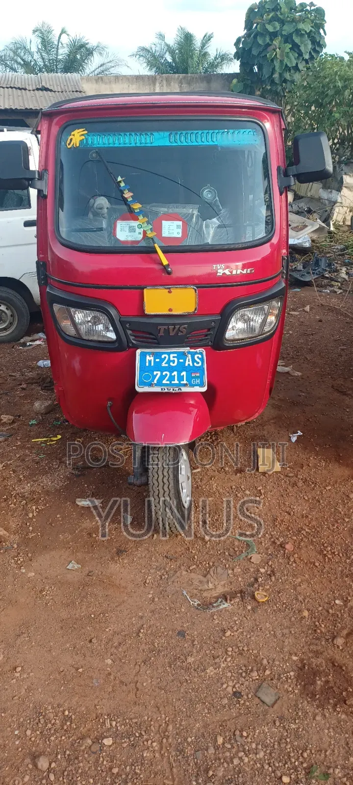 TVS King Deluxe Plus iTouch Start 2025 Red