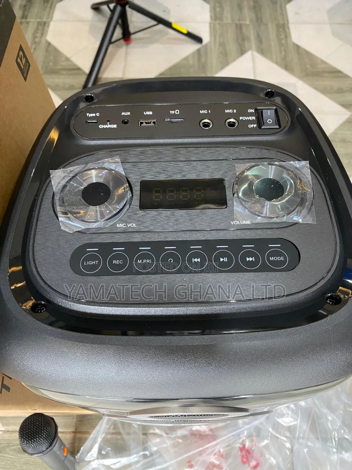 Sigma Super Quality Sound Party Rechargeable  Speaker With Microphone