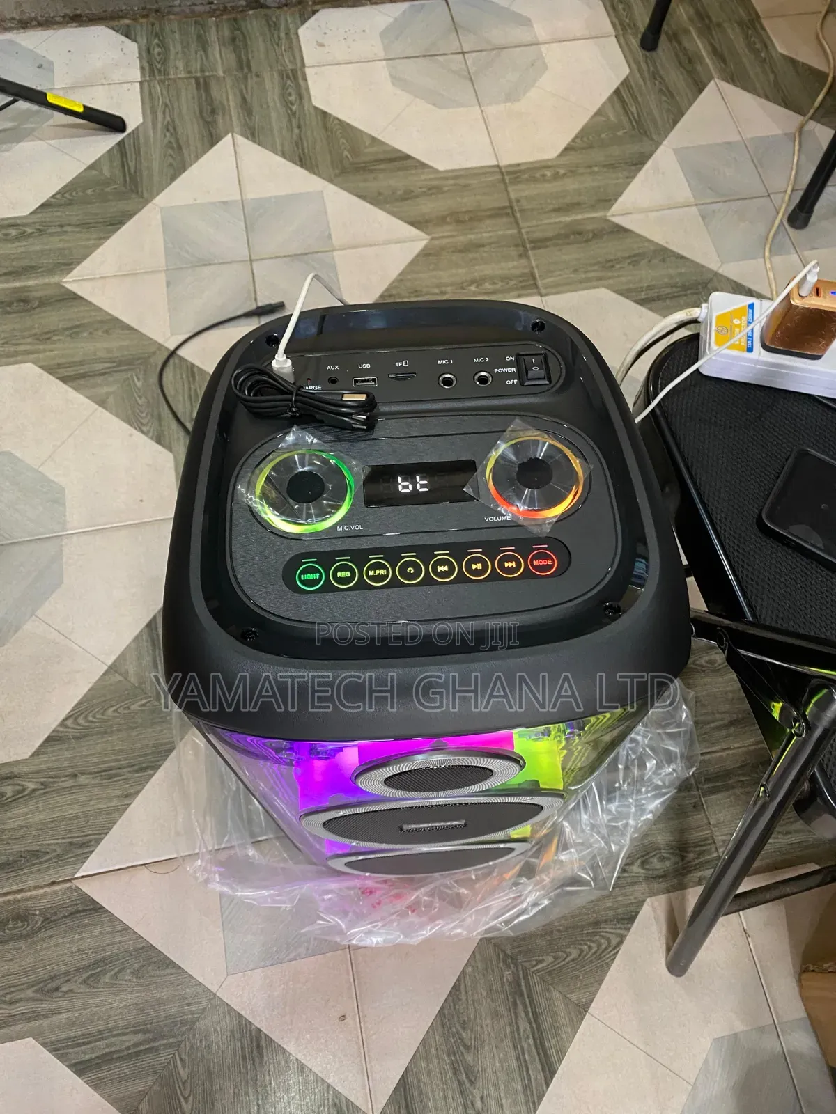 Sigma Super Quality Sound Party Rechargeable  Speaker With Microphone
