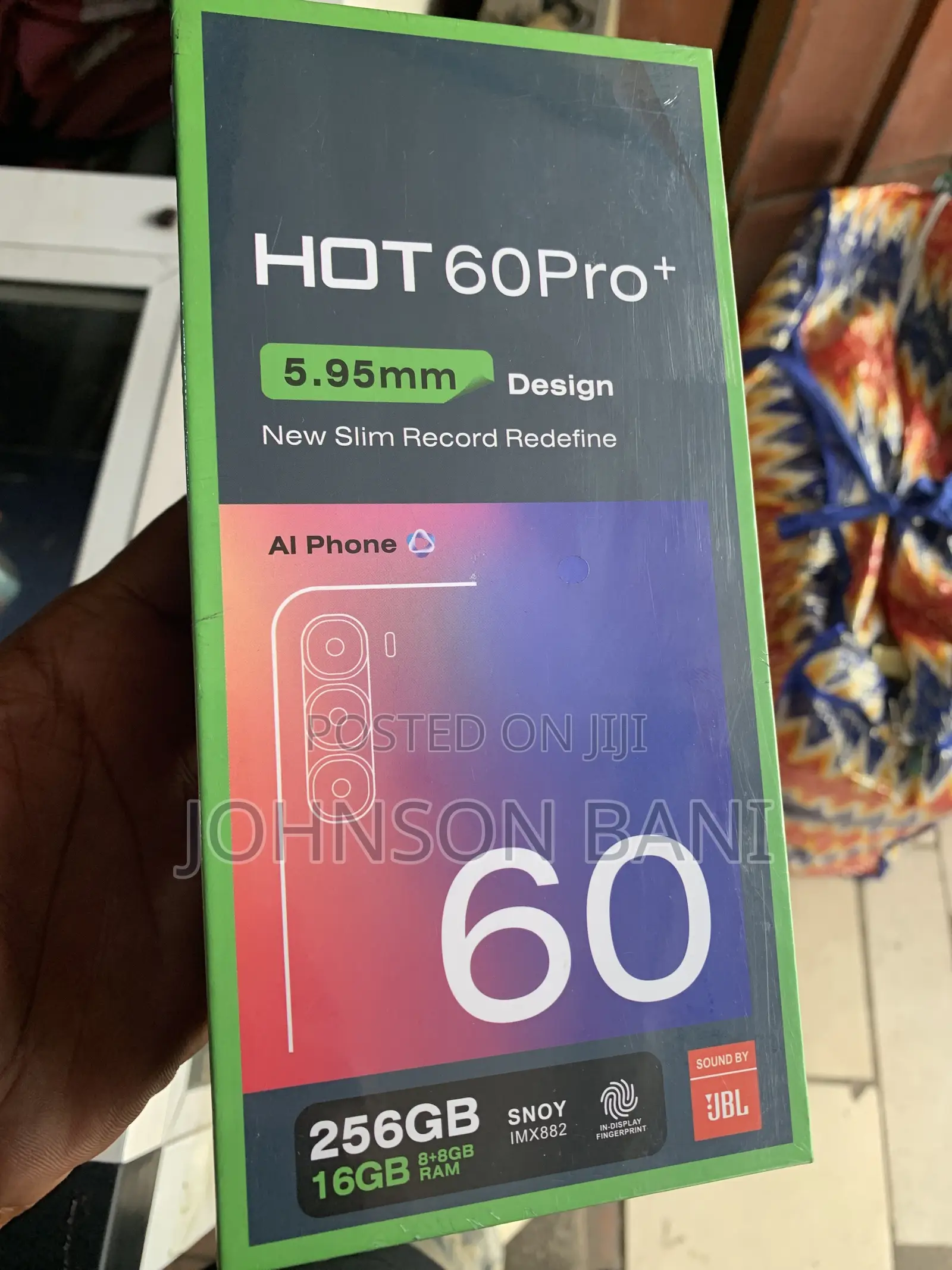 New Infinix Hot 60 Pro+ 256 GB Blue