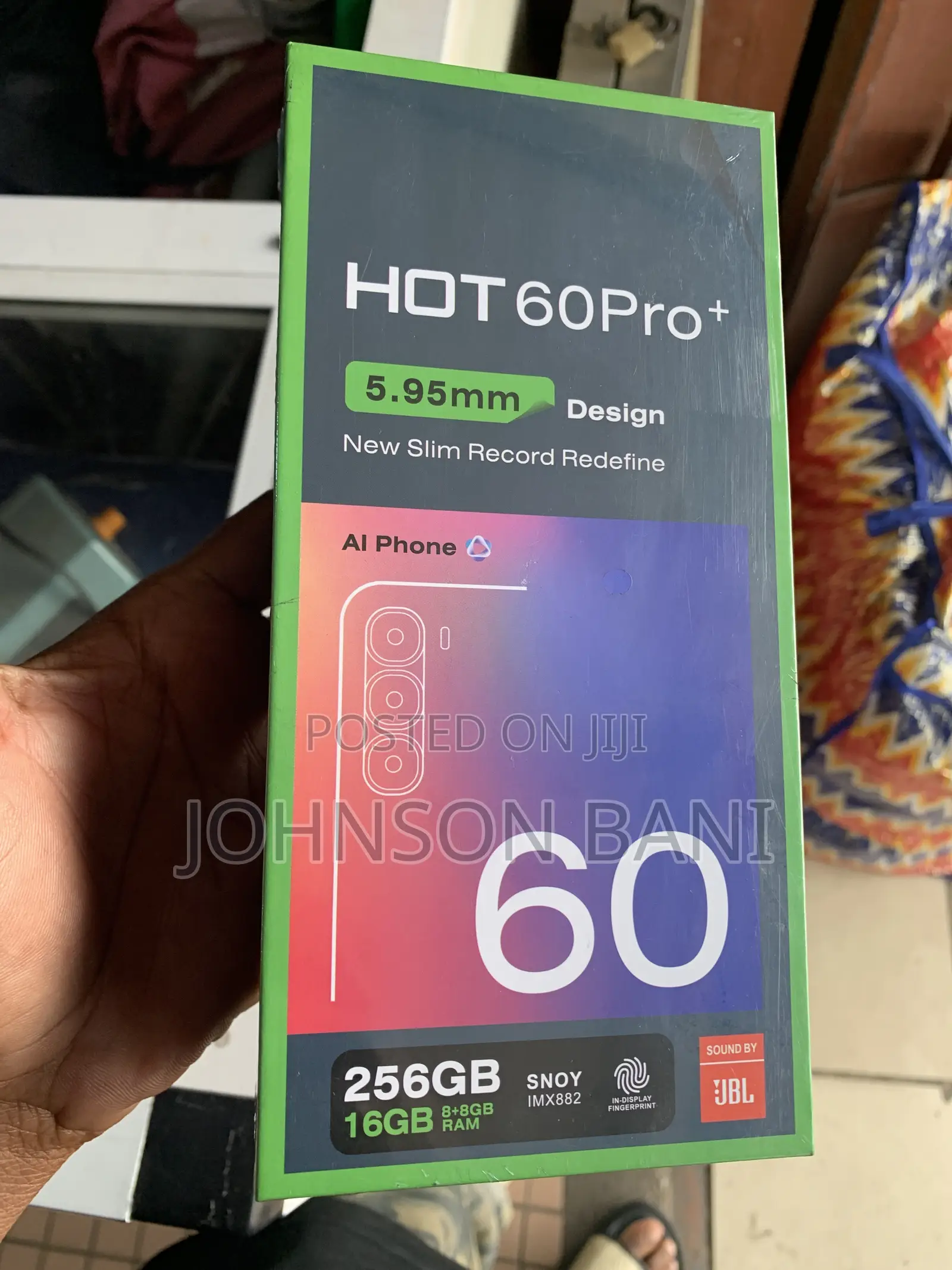 New Infinix Hot 60 Pro+ 256 GB Blue