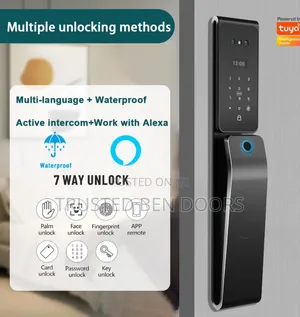 Waterproof Tuya Wifi Wireless App Biometric Smart Door Lock (Face ID)
