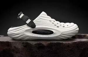 White & Black Crocs