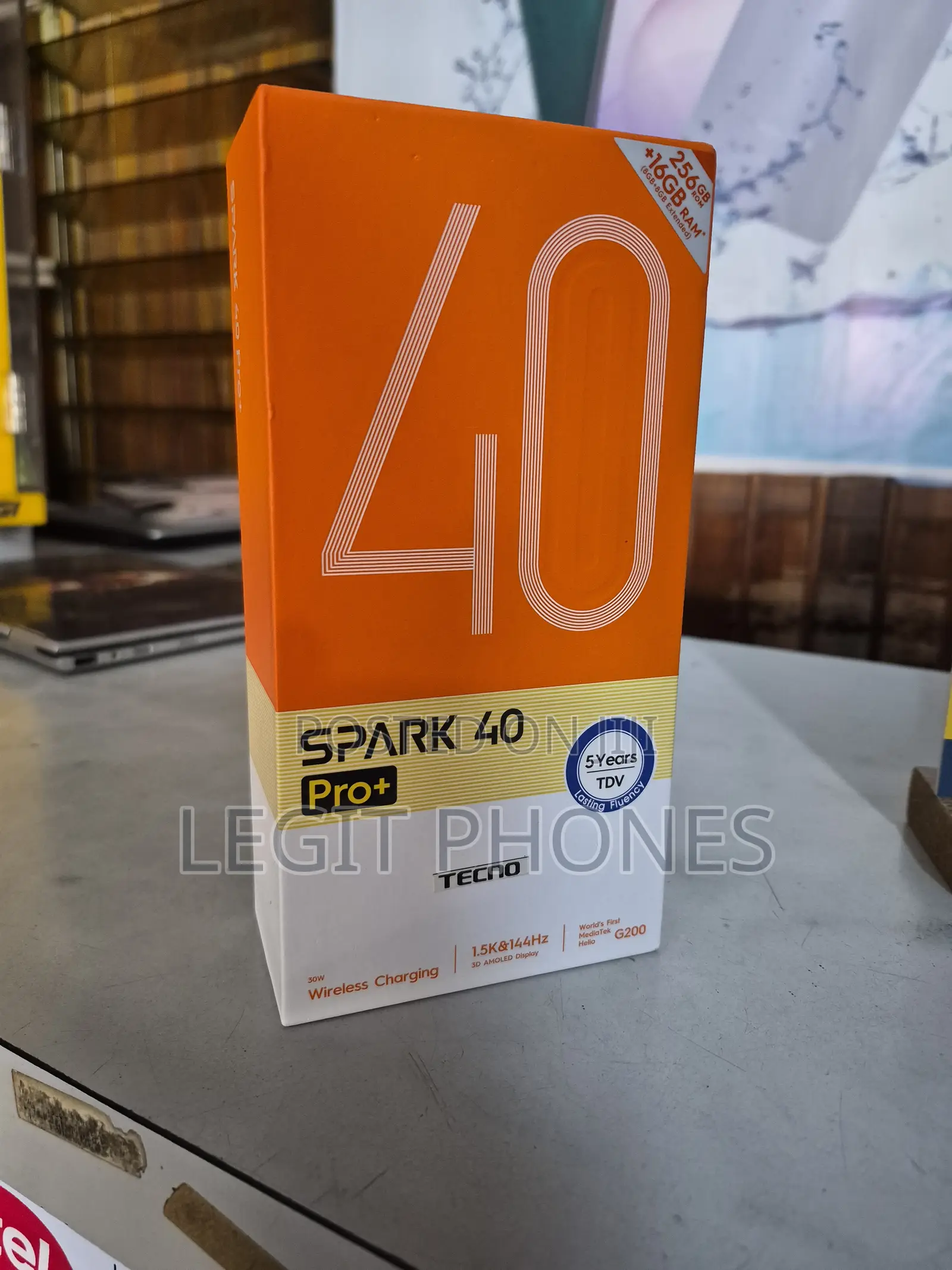 New Tecno Spark 40 Pro+ 256 GB Black