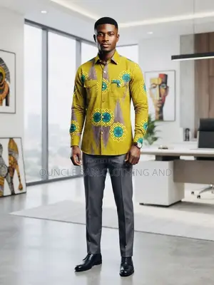 African Print Shirt for Men
