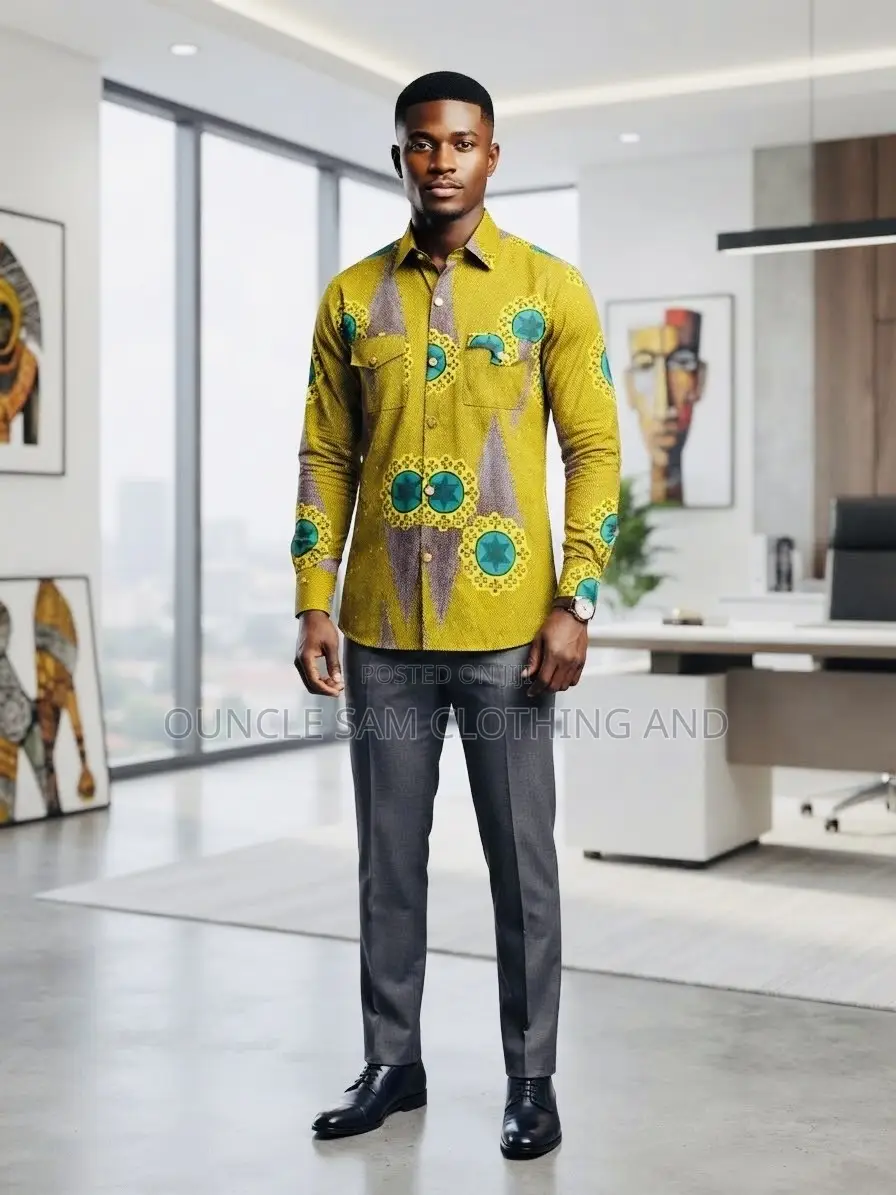 African Print Shirt for Men