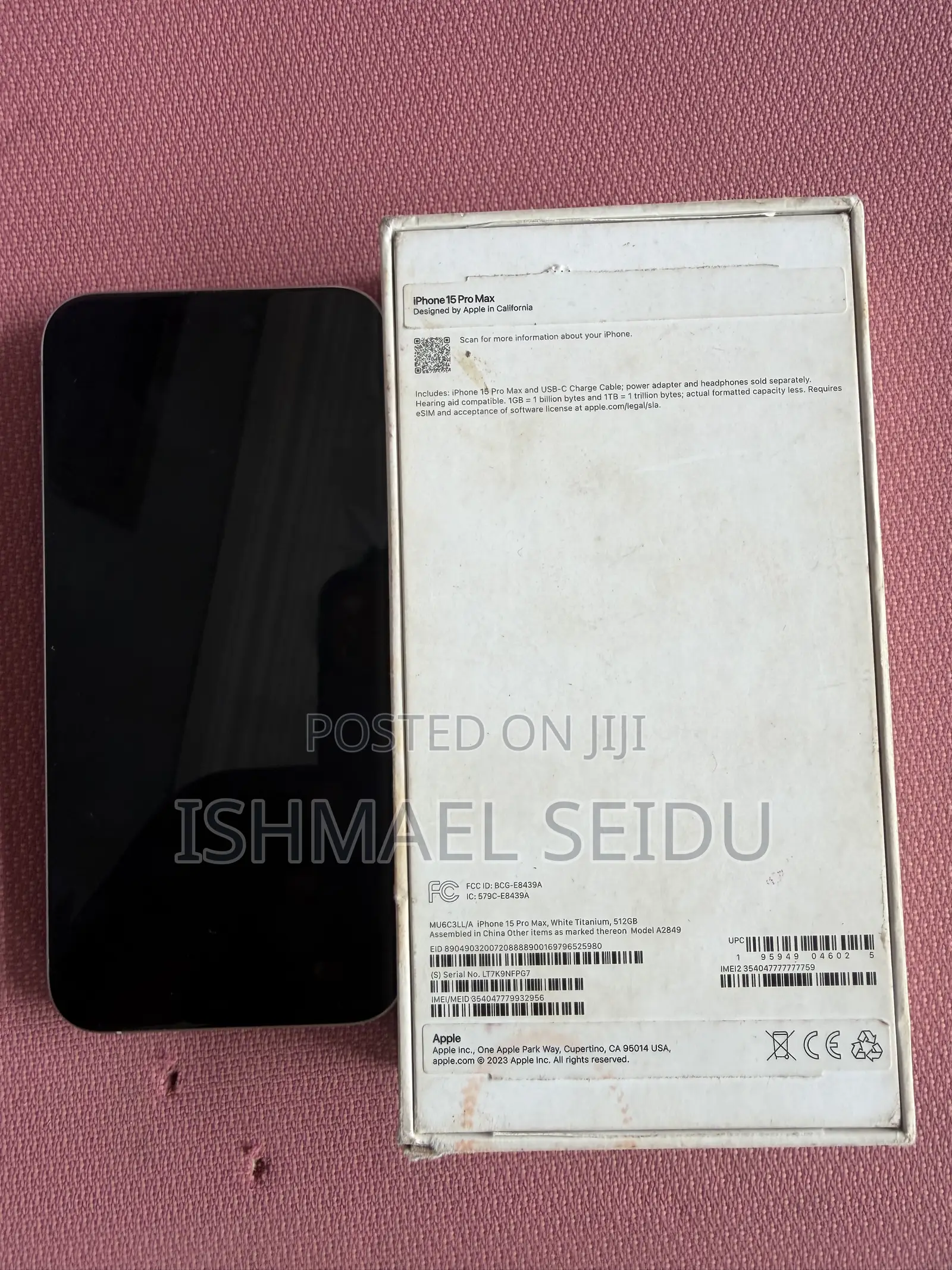 Apple iPhone 15 Pro Max 512 GB White